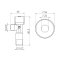 Кран приладовий кульовий SD Forte 1/2" х 3/4" SF340W1520