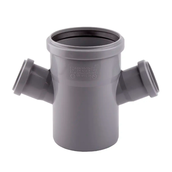 Хрестовина PPR каналізаційна Ostendorf HT-Safe 110х50х110х50, 67°