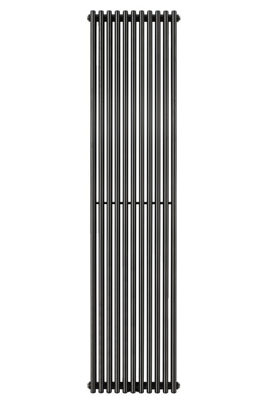 Вертикальний радіатор Praktikum 2 1600*349 (чорний RAL9005М, підк. №99)