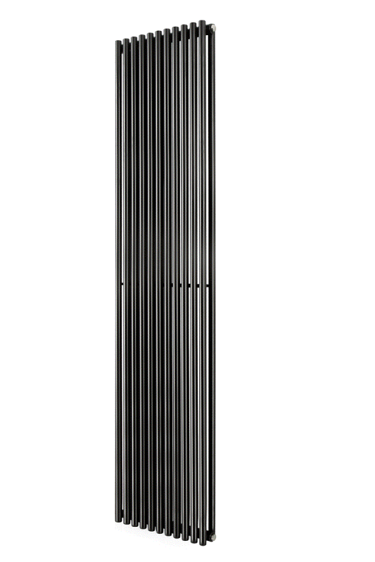 Вертикальний радіатор Praktikum 2 2000*539 (чорний RAL9005М, підк. №99)