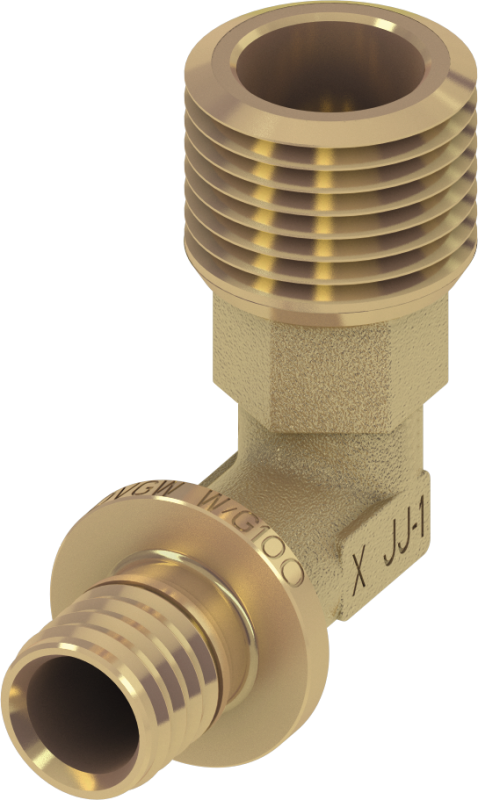 Коліно з зовнішньою різьбою TECEflex 16 x 1/2" З